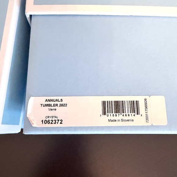 Wedgwood Annual Tumblers 2022 crystal glasses - Picture 9 of 9